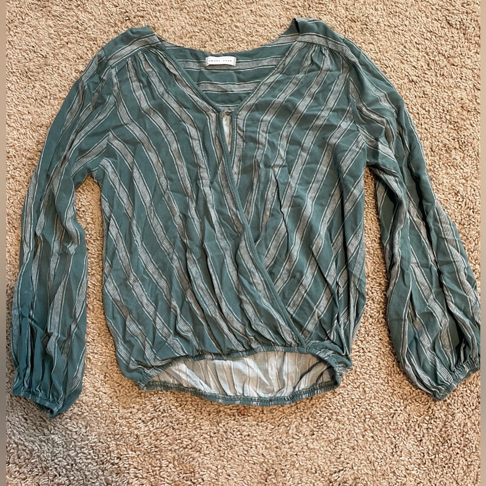 Emory Park peasant top
